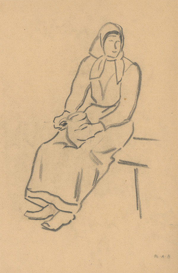 Miloš Alexander Bazovský – Žena s krčahom 