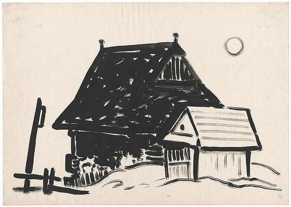 Miloš Alexander Bazovský – Chalupa s drevárňou 