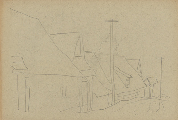 Miloš Alexander Bazovský – Dedinská ulička 