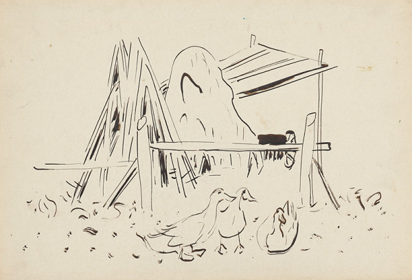 Miloš Alexander Bazovský – Kačky na dvore 