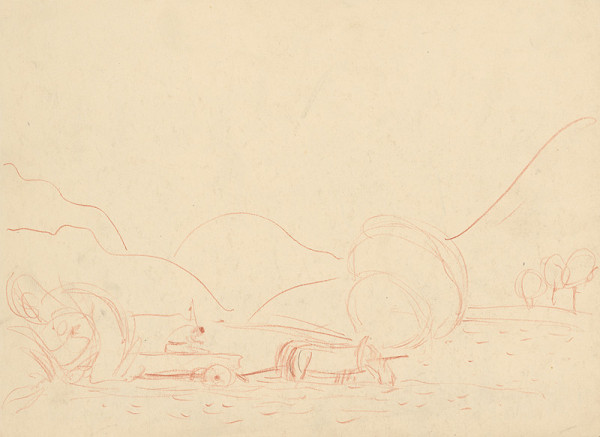 Miloš Alexander Bazovský – Napájanie koní 