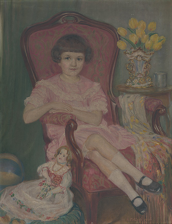 Alojz Fellegi – Dievčatko s bábikou 