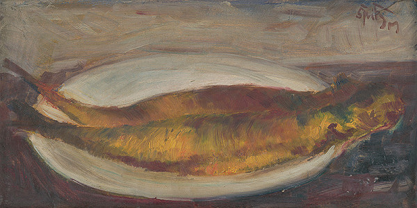 Ernest Špitz – Zátišie s údenáčmi 