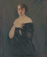 Zsófia Stróbl – Portrét Gizely Blatnej 