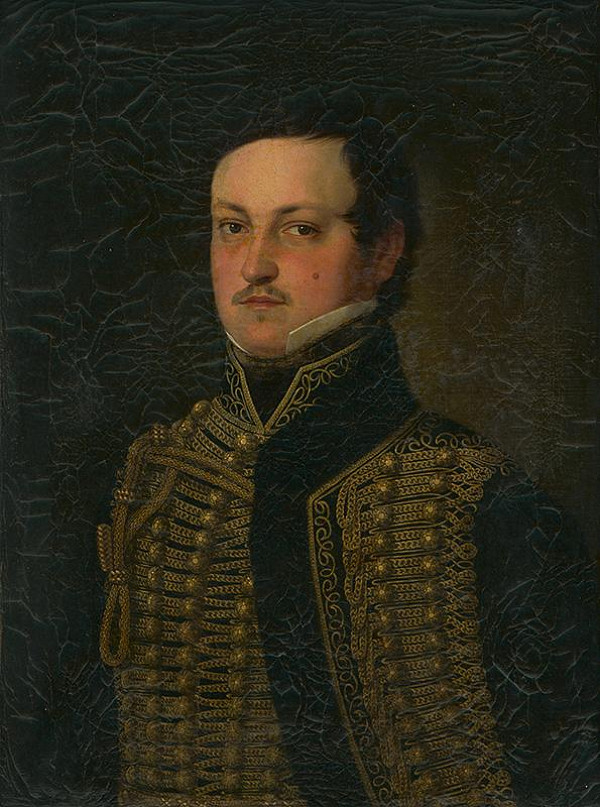 Slovenský maliar z 1. polovice 19. storočia – Portrét Ludviga von Okolicsány 