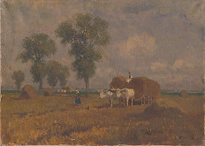 Ferenc Olgyay – Povoz s volami 