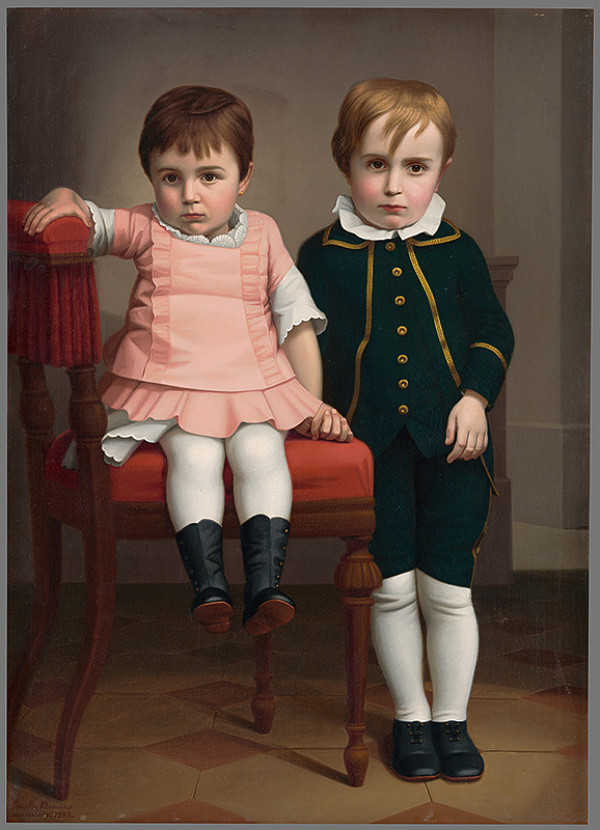 Jozef Božetech Klemens – Portrét súrodencov 