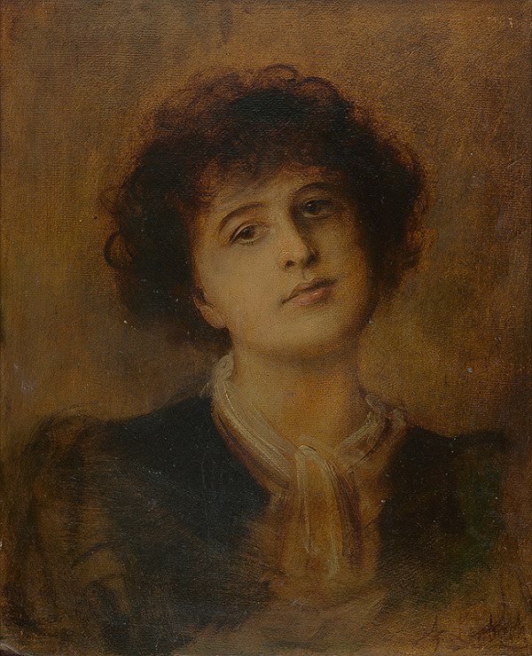 Neznámy autor – Portrét mladej ženy 