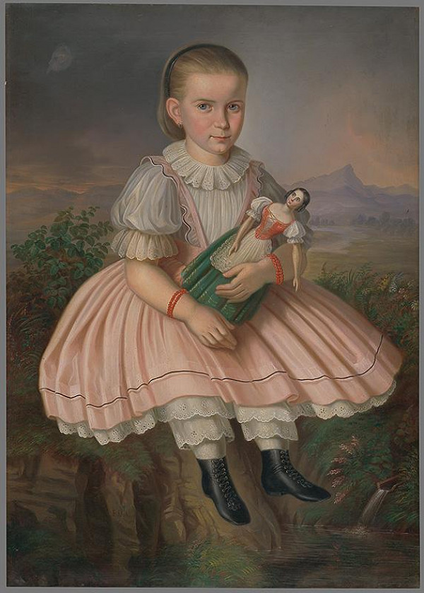 Peter Michal Bohúň – Dievčatko s bábikou 