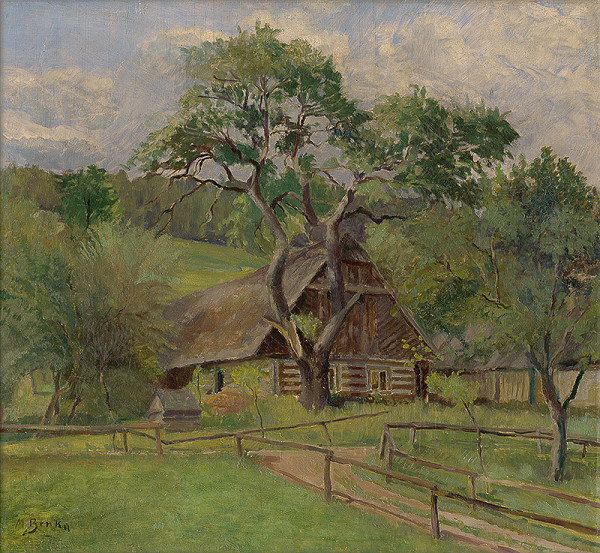 Martin Benka – Chalupa so stromami 