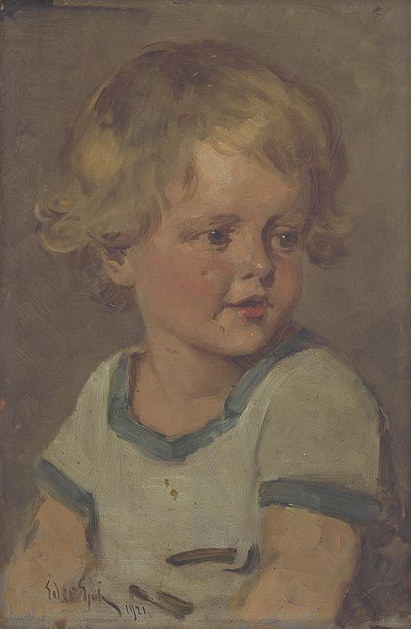 Július Éder – Hlava chlapčeka 