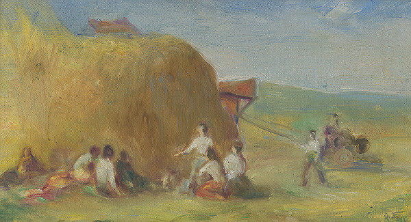 Ernest Špitz – Pri mlatbe 