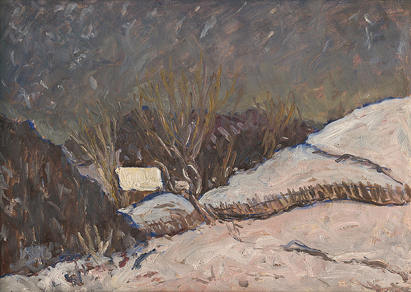 Jozef Kollár – Horárska búda v zime 