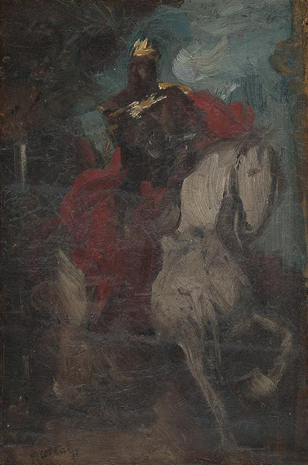 Július Štetka – Veľmož na bielom koni 