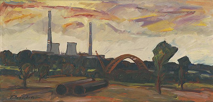 Štefan Bubán – Stavba plynovodu pri Vojanoch 