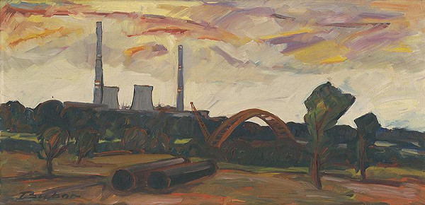 Štefan Bubán – Stavba plynovodu pri Vojanoch 