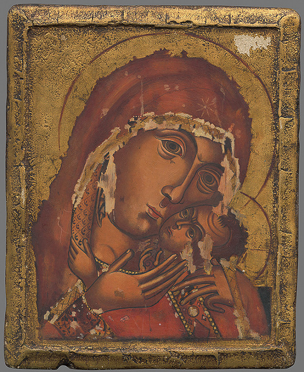 Neznámy autor – Ikona Bohorodičky (typ Eleusa)  