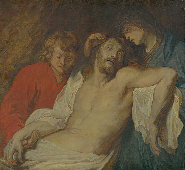 Slovenský autor z 1. polovice 19. storočia – Oplakávanie Krista Pannou Máriou a Jánom Apoštolom 