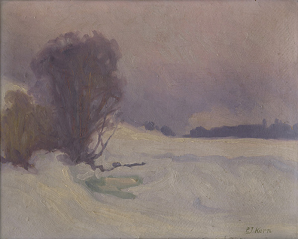 Peter Július Kern – Zimná krajina 