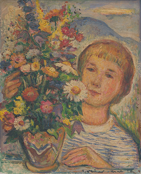 Imrich Weiner-Kráľ – Dievča s kyticou 