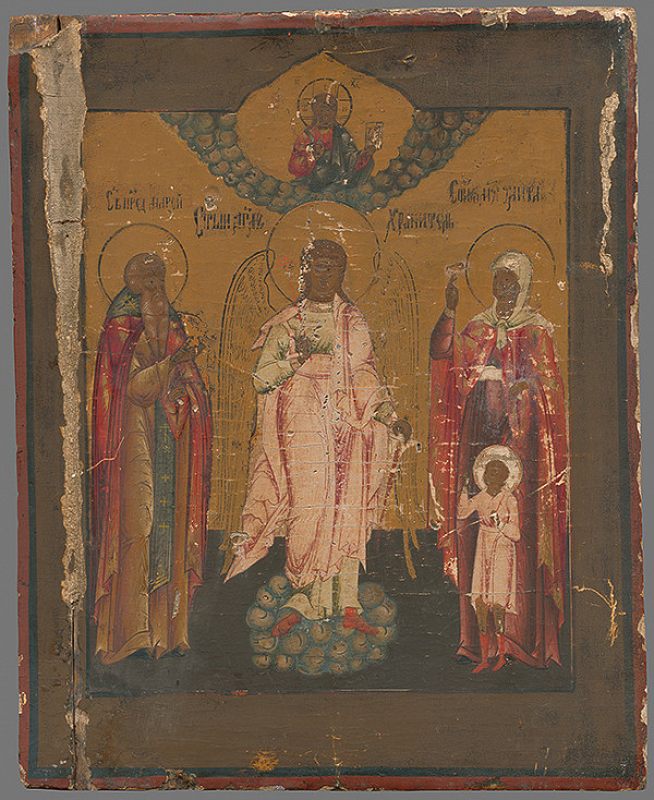 Ruský maliar z 1. polovice 17. storočia – Traja svätci 