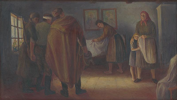 Ernest Špitz – Ošetrenie raneného partizána 