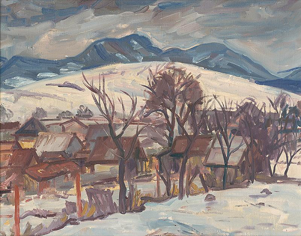 Eduard Tholt – Zima na Liptove 