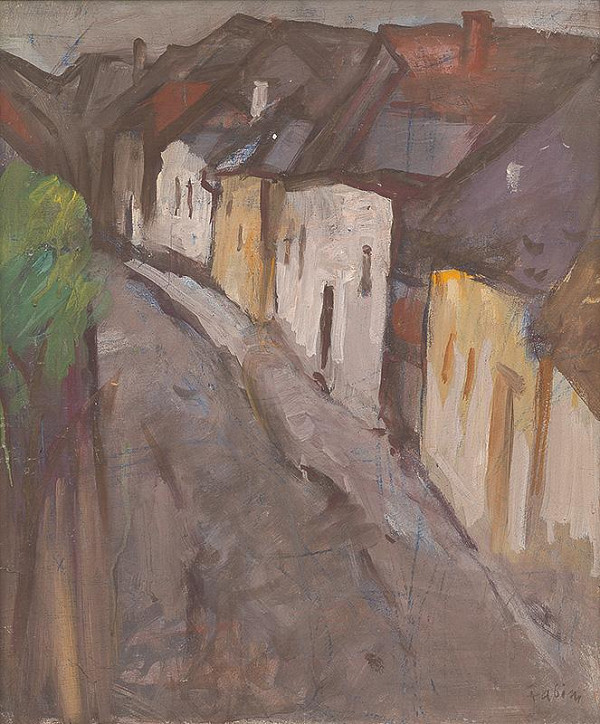 Jozef Fabini – Stredoveká ulička 