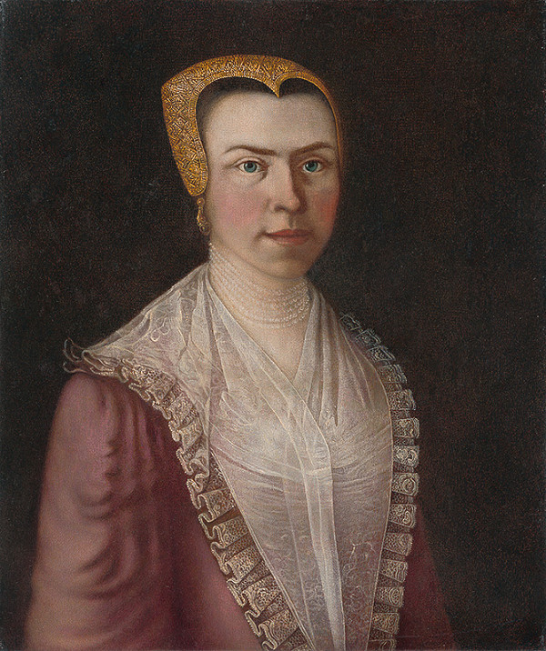 Slovenský maliar z 19. storočia – Portrét dámy 