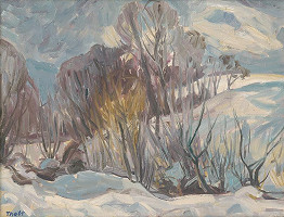 Eduard Tholt – Zima na Liptove II. 