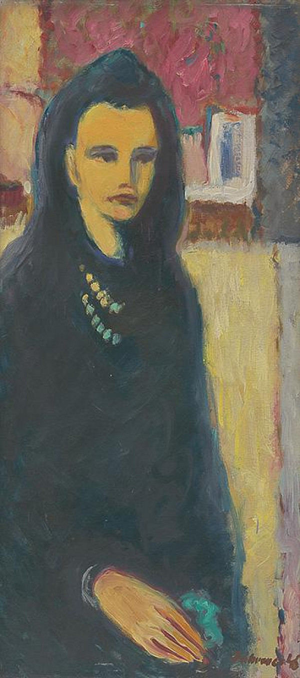 Róbert Dúbravec – Žena v modrom 