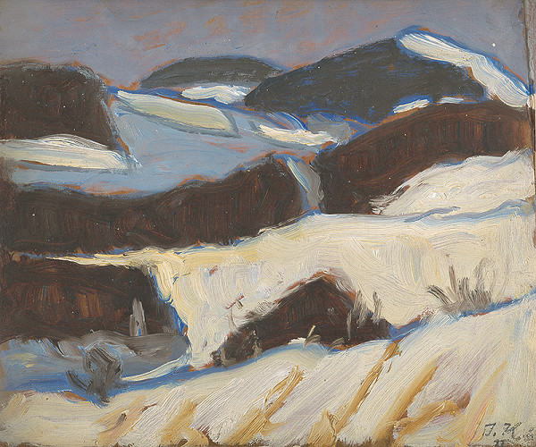 Jozef Kollár – Zimná krajina 