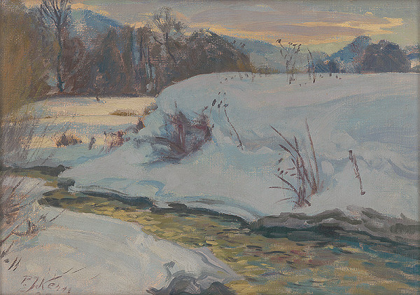 Peter Július Kern – Zima na Demänovke 