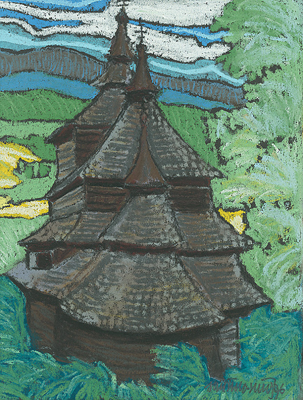 Ján Šimo-Svrček – Drevený kostolík Zboj 