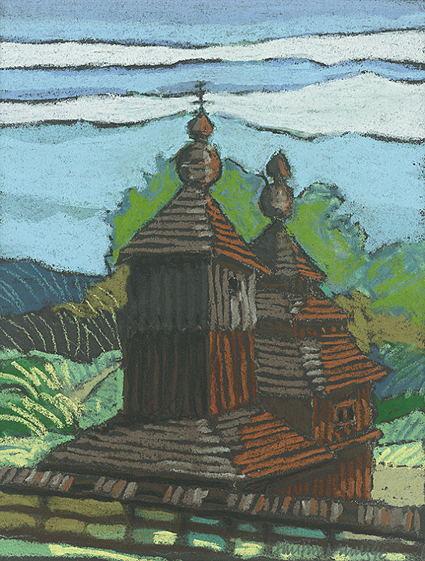 Ján Šimo-Svrček – Drevený kostolík Dobružal 