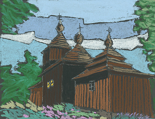 Ján Šimo-Svrček – Drevený kostolík Jedlinka 