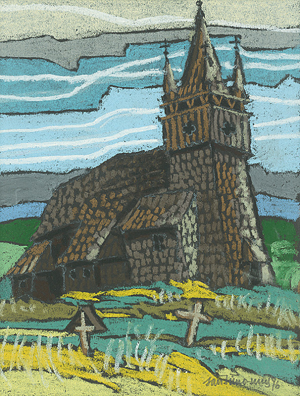 Ján Šimo-Svrček – Drevený kostolík Oravka 