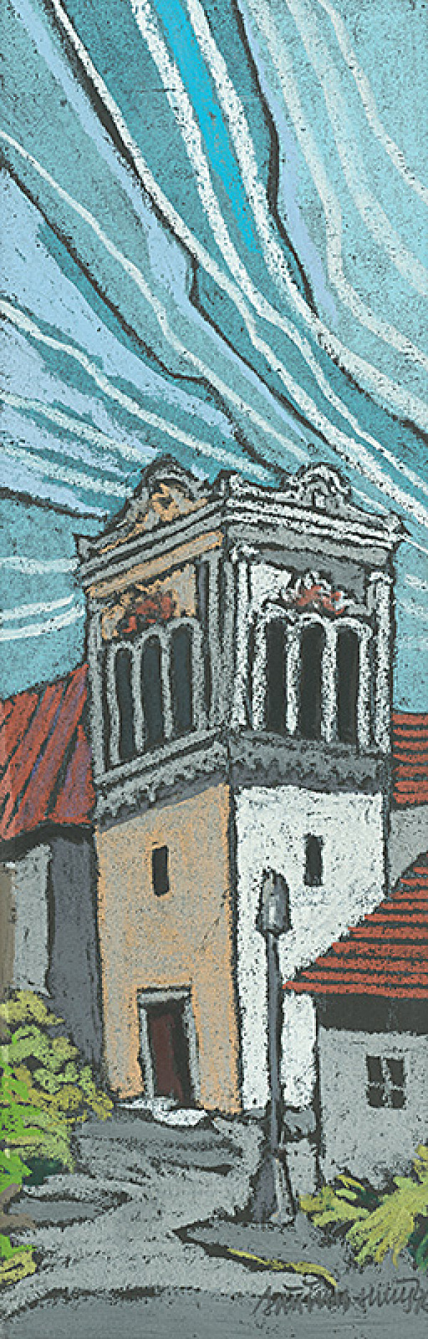 Ján Šimo-Svrček – Kampanila v Spišskej Sobote 