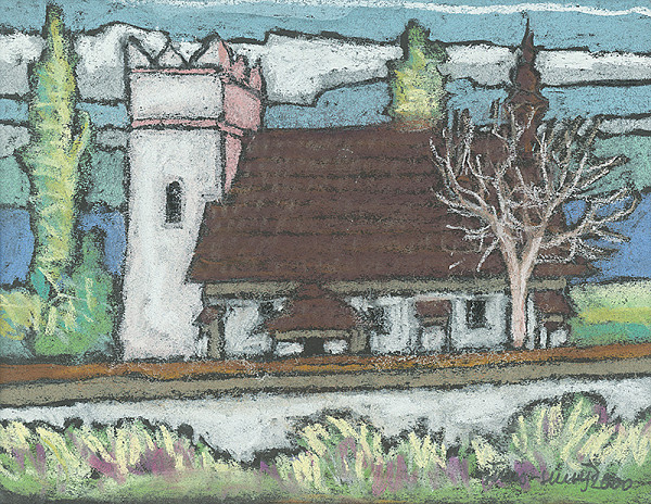 Ján Šimo-Svrček – Kampanila v Granč-Petrovciach 