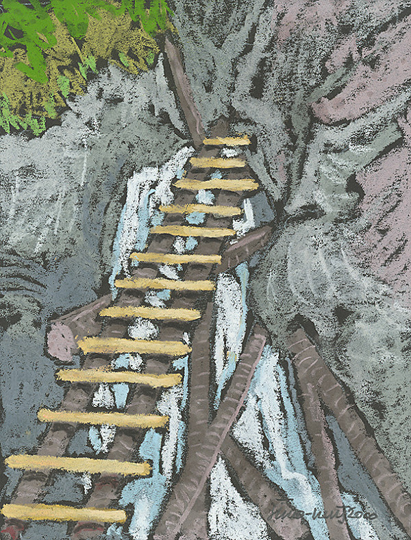 Ján Šimo-Svrček – Vyšný Kyseľ - Slovenský Raj II. 