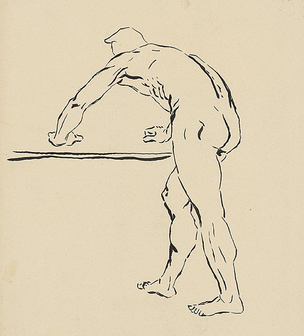 Emil Makovický – Mužský akt III. 