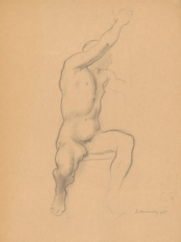 Emil Makovický – Mužský akt 