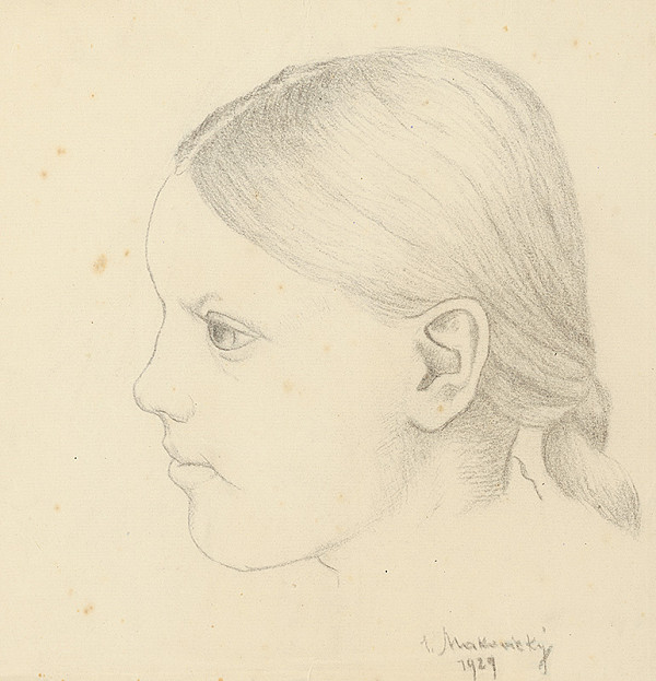 Emil Makovický – Potrét dievčatka 