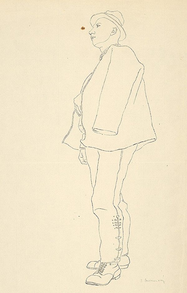 Emil Makovický – Štúdia postavy muža 