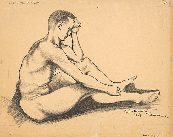 Emil Makovický – Mužský akt 