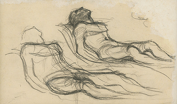 Ladislav Mednyánszky – Dve mužské postavy 