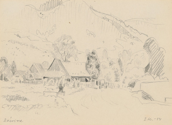 Emil Makovický – Krajina zo Zázrivej 