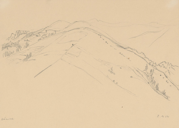 Emil Makovický – Krajina zo Zázrivej II. 