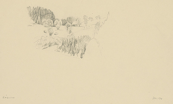 Emil Makovický – Chalupy medzi stromami 