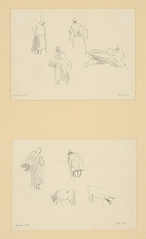 Emil Makovický – Dve figurálne štúdie 